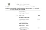07/11: Convocazione del Consiglio Comunale